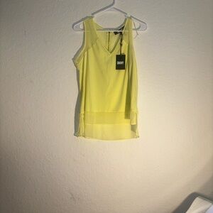 DKNY Vibrant Yellow Women's Blouse